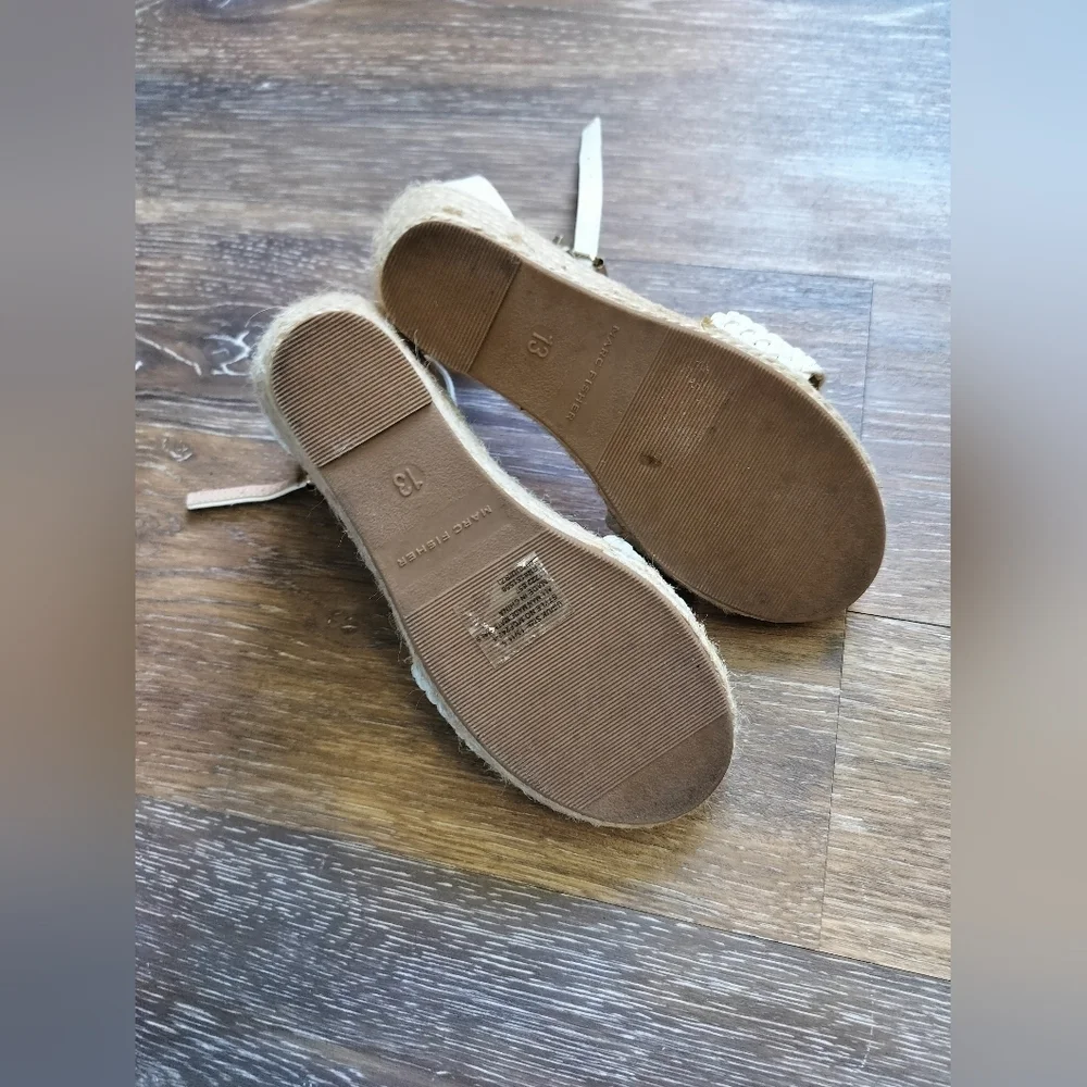 Marc Fisher Kids Sandals Cream US Size 13